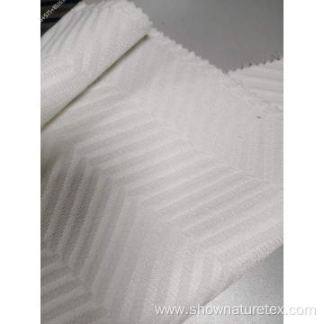 big herring bone of polyester jacquard fabric for lady's coat